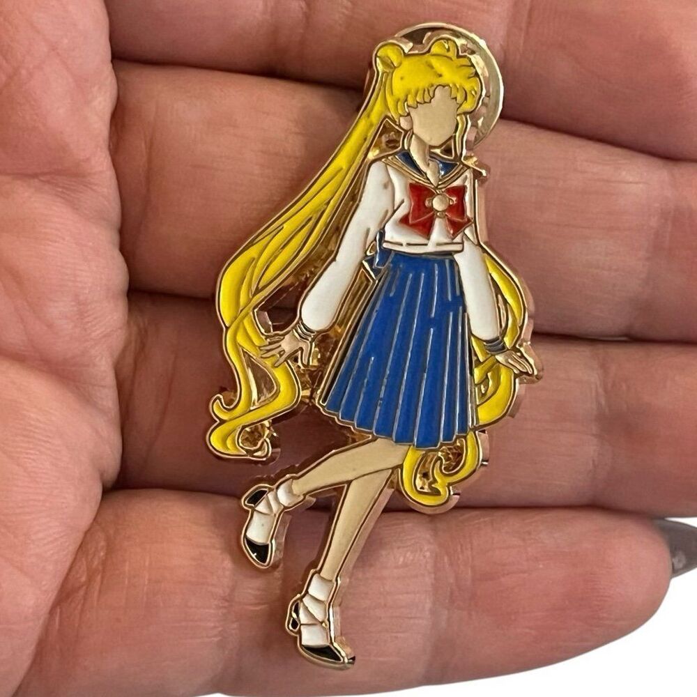 Sailor Moon Serena Usagi School Girl Enamel Pin